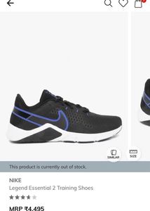 NIKE Navy Blue Men Sports Shoes