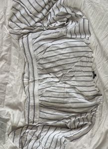 Striped Top-Down Neck