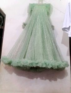 Elegant Green Ethnic Gown