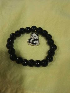 Black Panda Charm Bracelet
