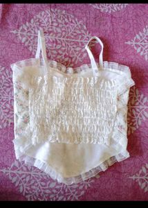 Floral Lace Corset Top