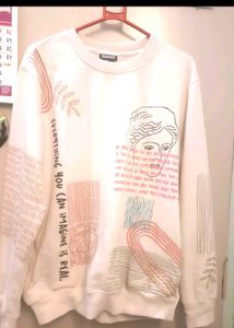 Graphic Print Crewneck Sweatshirt