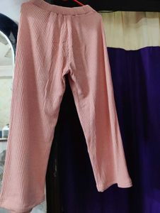 Pink Wide Leg trousers for women