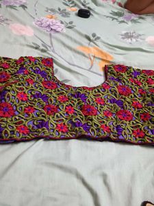 Cut Work Embroidered Blouse