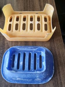 A Pair Of Plastic Soap Case