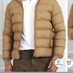 Men's Brown Puffer Jacket