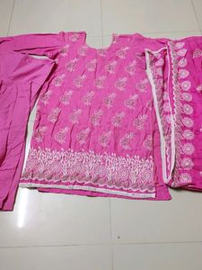 Dress Pink Set Plus Size