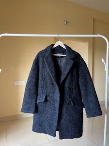 Elegant Wool Blend Overcoat