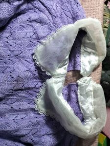 Lavender Knit Sweater w/ Collar