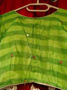 Green Lehenga Choli Set