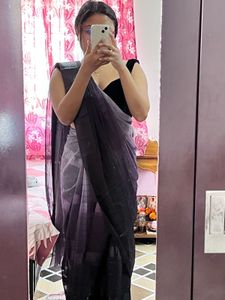 Beautiful Ombre Saree With Blouse Piece