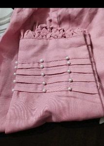 Pink Embroidered Kurta Set