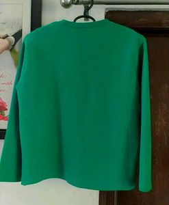 Green Long Sleeve Top
