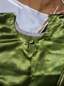 Beautiful Green Silk Kurta Set 💚