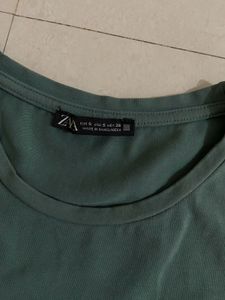 Green Zara T-Shirt