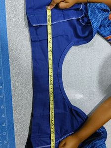 Khan Saree Blue Colour