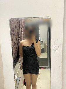 Sequin One-Shoulder Party Dress