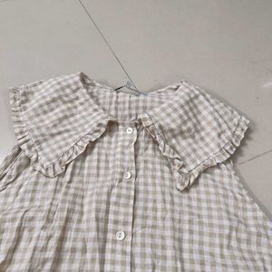 Gingham Sleeveless Top