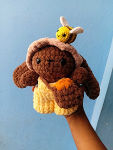 Crochet Bunny with Bee