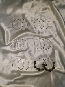 Pair Of 5 Plain Earrings For Jewellery Making