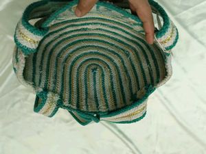 Cotton Jute D Shape Bag