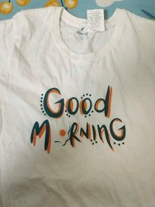 White Graphic Tee