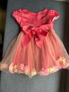 Cute Coral Party Dress