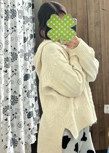 Cozy oversized Knit Hoodie