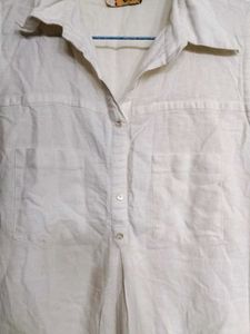 Collared Indo Western Kurti With Pockets