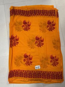 Elegant Yellow Saree