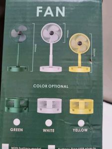 Fan Portable Usb And Rechargeable