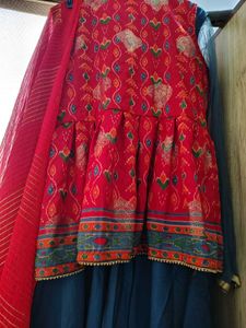 Ethnic Embroidered Dress with Jacket
