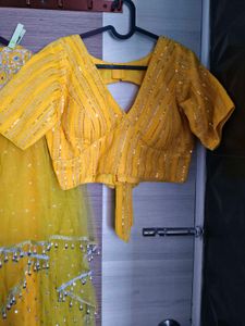 Yellow Lehenga Choli Set