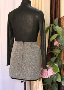 Shein Crocodile Print Top