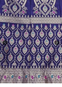 Elegant Blue &amp; Pink Lehenga