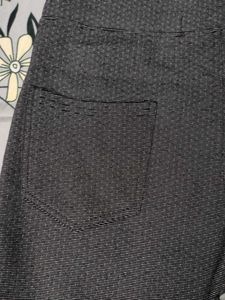 Textured Zipper Leggings