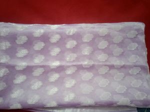 Beautiful Lavender Organza Saree