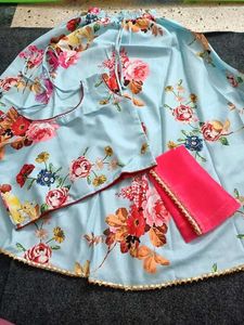 Floral Lehenga Choli Set for 3-4 years old girl