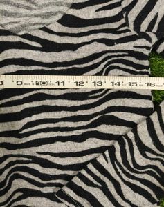 Zebra Print Mini Dress