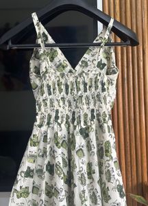 Elephant Print Maxi Sundress, Size 34 to 36