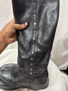 Black Leather Boots