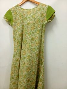 Natural Green Soft Kurti💚