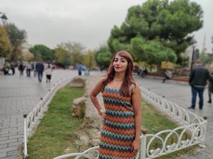 Veromoda’s Straight Fit Long Multicoloured Dress