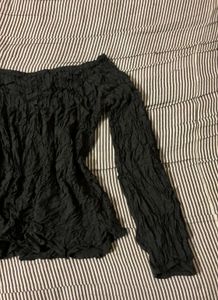 Stylish Black Long Sleeve Top