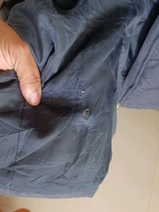 Crocodile Navy Blue Puffer Jacket