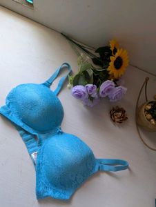 Zivame Blue Lace Bra