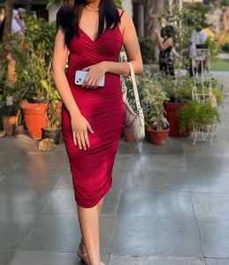 Burgundy Bodycon Dress
