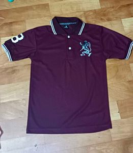 Burgundy T-shirt For Men
