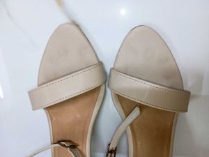 Beige/Nude Stiletto Heels (3 Inches)