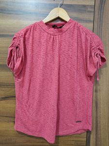 Coral Casual Top